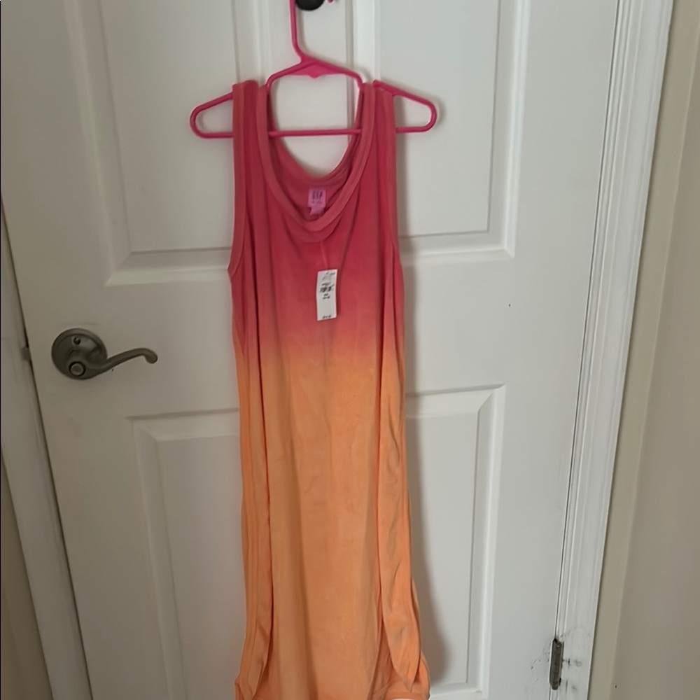 GAP Pink and Orange Ombre cover up